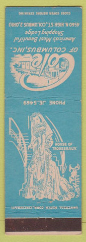 Matchbook Cover - Cole of Columbus OH Mall girlie