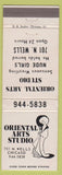 Matchbook Cover - Oriental Arts Studio Chicago IL girlie