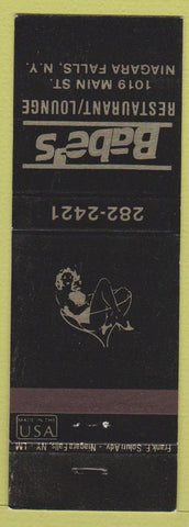 Matchbook Cover - Babe's Restaurant Niagara Falls NY girlie