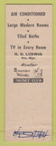 Matchbook Cover - El Dorado Motel Edgewood MD