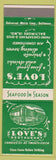 Matchbook Cover - Love's Restaurant Baltimore MD'