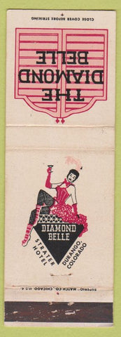 Matchbook Cover - Diamond Belle Durango CO girlie