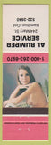 Matchbook Cover - Al Bumper Service Hamilton ON pinup