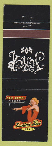 Matchbook Cover - Kocktail Klub Kamel Cigarettes girlie 1997
