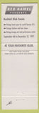 Matchbook Cover - Kocktail Klub Kamel Cigarettes girlie 1997