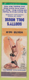 Matchbook Cover - Scotty's Doll House West Webster NY pinup WEAR'