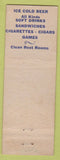 Matchbook Cover - Mann's Place Newport NC pinup WORN'