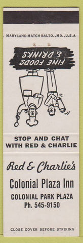 Matchbook Cover - Colonial Plaza Inn NO TOWN