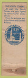 Matchbook Cover - 1939 San Francisco CA Golden Gate Expositon WORN