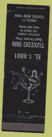 Matchbook Cover - Tuxedo Inn Tuxedo NY girlie