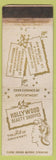 Matchbook Cover - Hollywood Beauty shop[pes Cincinnati OH girlie WORN