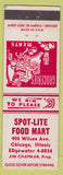Matchbook Cover - Spot Lite Food Mart Chicago IL
