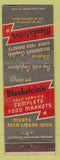 Matchbook Cover - Blankstein's Milwaukee WI grocery WEAR'