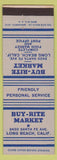 Matchbook Cover - Buy Rite Market Grocery Long Beach CA