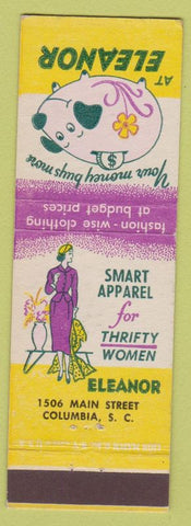 Matchbook Cover - Eleanor Women's Clothes Columbia SC girlie'