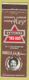 Matchbook Cover - Van Sal Vanillas Extracts Chicago IL