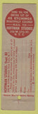 Matchbook Cover - Hoffman Studios NYC girlie cartoon Boston Terrier