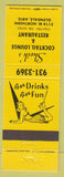 Matchbook Cover - Sheik's Lounge Glendale AZ girlie'