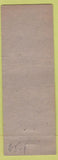 Matchbook Cover - Miller's Bar Sawyer WI girlie'