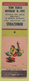 Matchbook Cover - Rendezvous Ecorse MI pinup girlie back