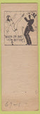 Matchbook Cover - Rendezvous Ecorse MI pinup girlie back