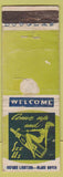 Matchbook Cover - Douglas Match girlie WORN