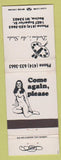 Matchbook Cover - Darlene's Art Studio Racine WI girlie'