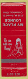 Matchbook Cover - My Place Lounge Columbus OH girlie