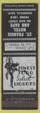 Matchbook Cover - ST Francis Hotel Cafe Susanville CA low phone # girlie