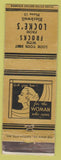 Matchbook Cover - Frocks from Locke's Blackwell girlie OK?'