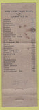 Matchbook Cover - Art's Avon NY girlie CREASES'
