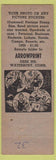 Matchbook Cover - Arrowprint Waterbury CT stickers girlie