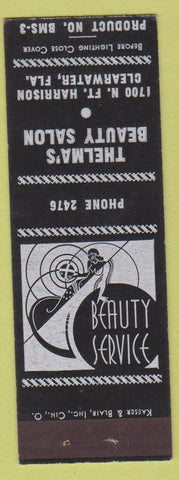 Matchbook Cover - Thelma's Beauty Salon Clearwater FL'