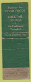 Matchbook Cover - Hotel Oaks Chico CA WORN