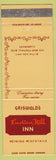 Matchbook Cover - Indian Hill Inn Griswold's Claremont CA'
