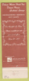 Matchbook Cover - Indian Hill Inn Griswold's Claremont CA'