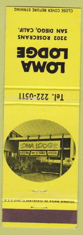 Matchbook Cover - Loma Lodge San Diego CA