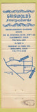 Matchbook Cover - Griswold's Restaurant Claremont Redlands CA'