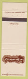 Matchbook Cover - Cuyamaga Club San Diego CA