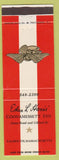 Matchbook Cover - Coonamessett Inn Falmouth MA