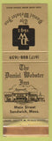 Matchbook Cover - Daniel Webster Inn Sandwich MA WEAR