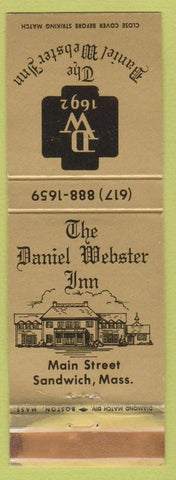 Matchbook Cover - Daniel Webster Inn Sandwich MA WEAR