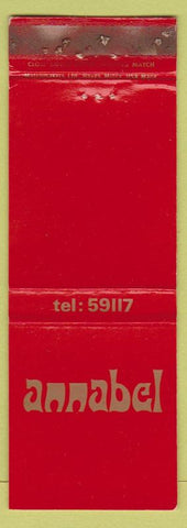 Matchbook Cover - Annabel Sunderland UK WEAR