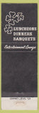 Matchbook Cover - Bradleys Huntington Park CA #2