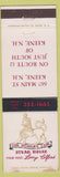 Matchbook Cover - Hunry Lion Steak House Keene NH