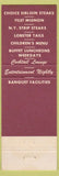 Matchbook Cover - Hunry Lion Steak House Keene NH