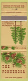 Matchbook Cover - The Ponderosa Culver City CA Prime Rib