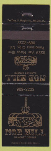 Matchbook Cover - Nob Hill Banquet Center Panorama City CA