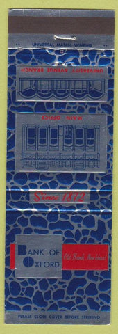 Matchbook Cover - Bank of Oxford MS