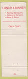 Matchbook Cover - Flower Durm Restaurant Inglewood CA Mandarin Chinese